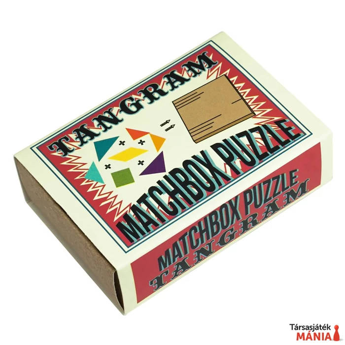 Tangram Matchbox Professor Puzzle ördöglakat