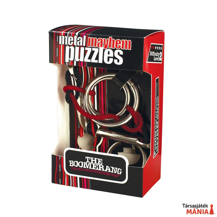 The Boomerang fém Professor Puzzle ördöglakat