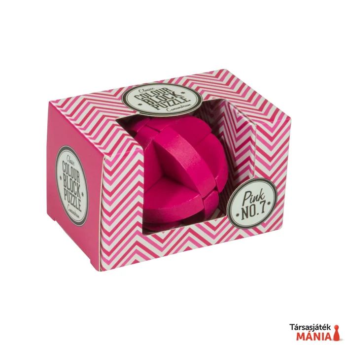 PP színes blokk puzzle pink