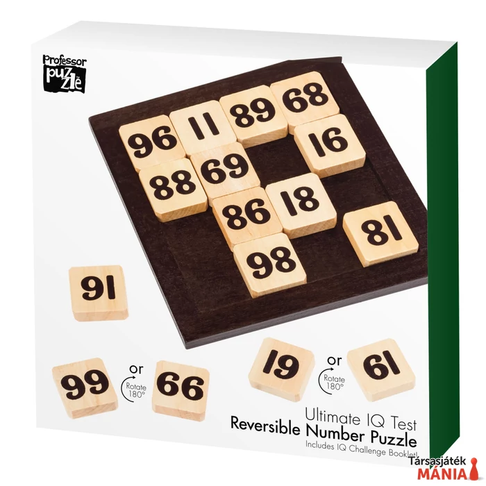 Reversible Number Puzzle Professor Puzzle fa logikai játék