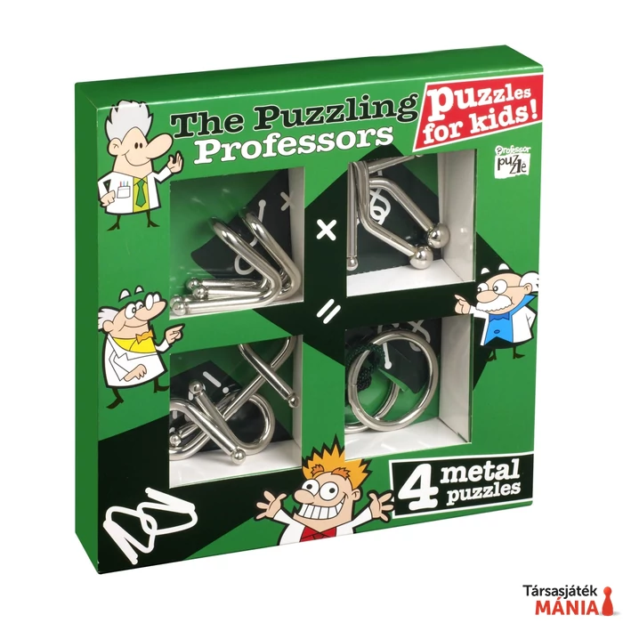 Ördöglakat szett gyerekeknek Professor Puzzle, fém