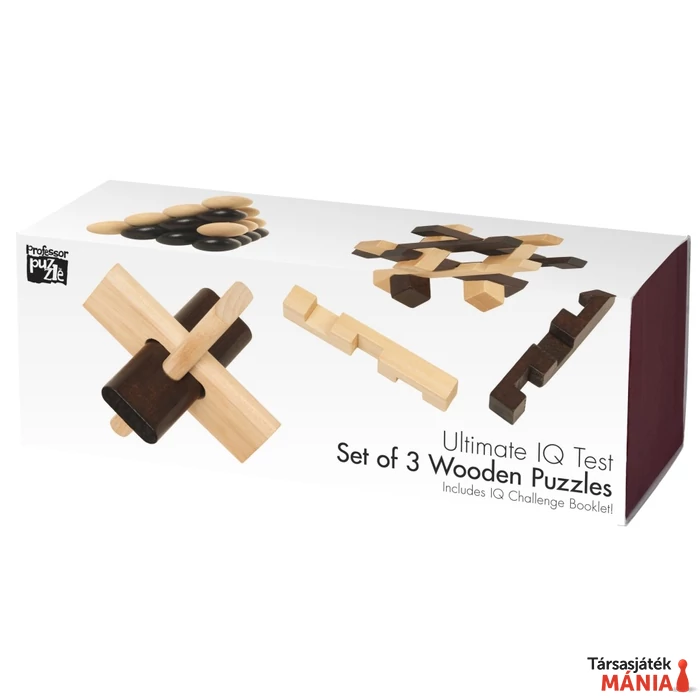 Ultimate IQ 3db-os Professor Puzzle fa ördöglakat szett