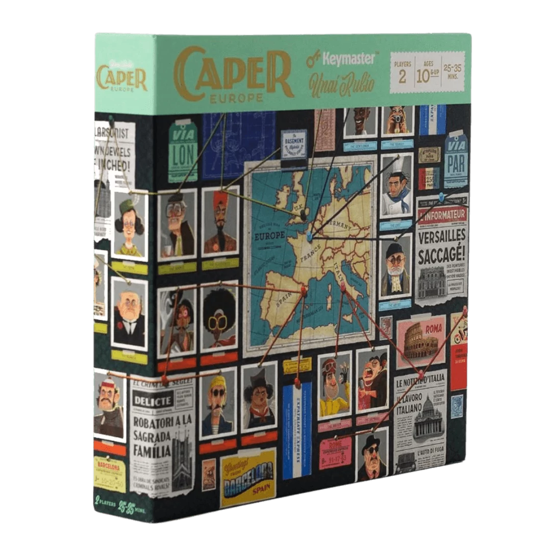 Caper Europe társasjáték, angol nyelvű