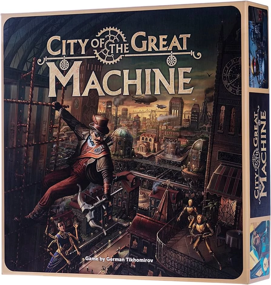 City of the Great Machine társasjáték, angol nyelvű