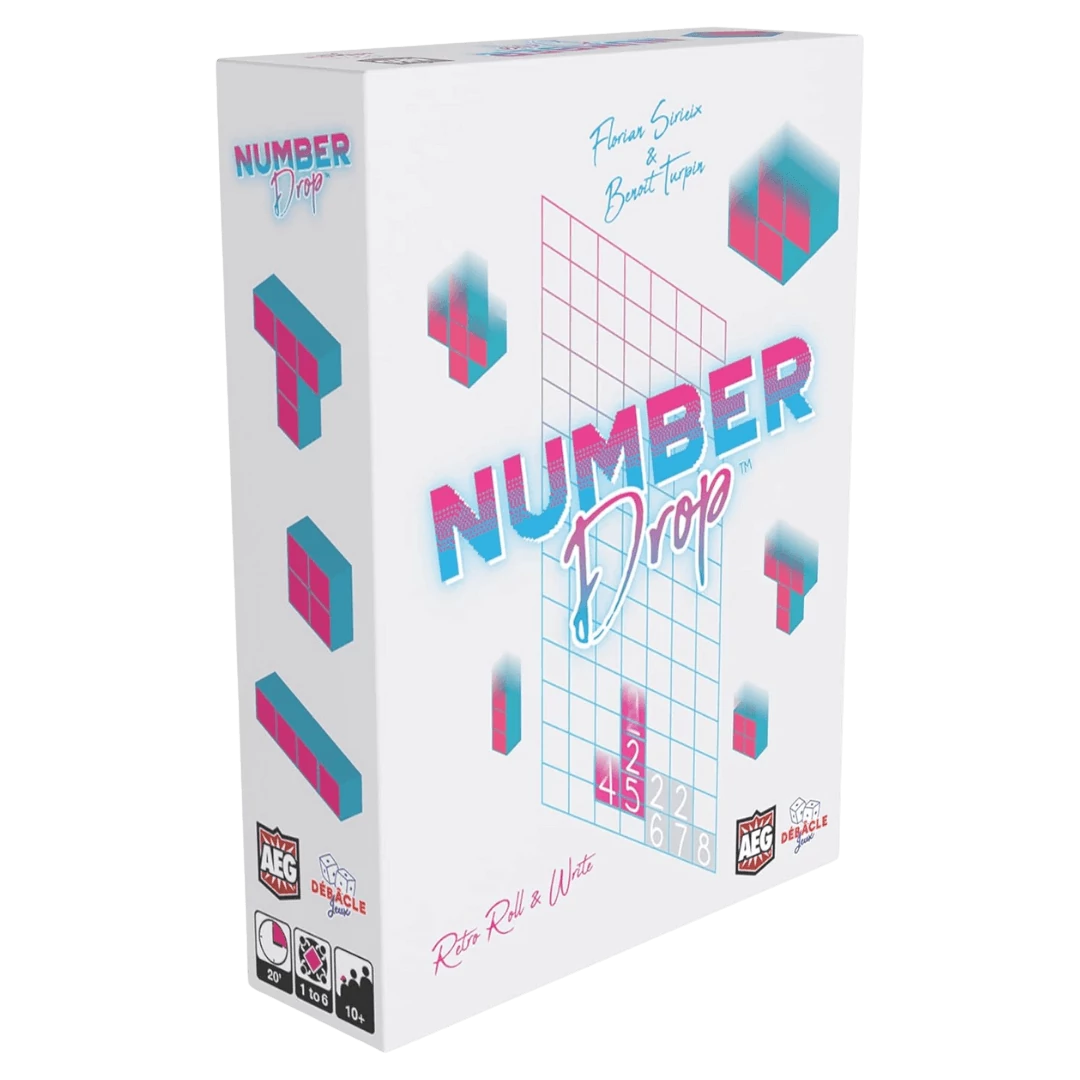 Number Drop társasjáték, angol nyelvű