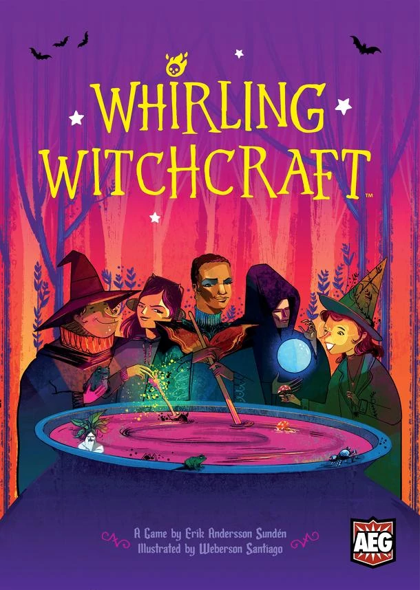 Whirling Witchcraft társasjáték, angol nyelvű
