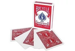 Bicycle Red Blank Face kártya