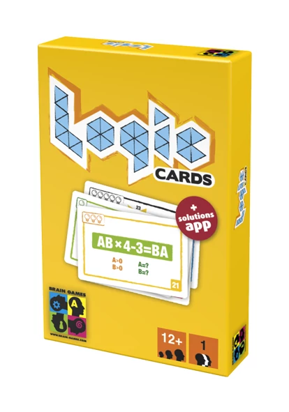 Brain Games Logic cards logikai kártya, sárga