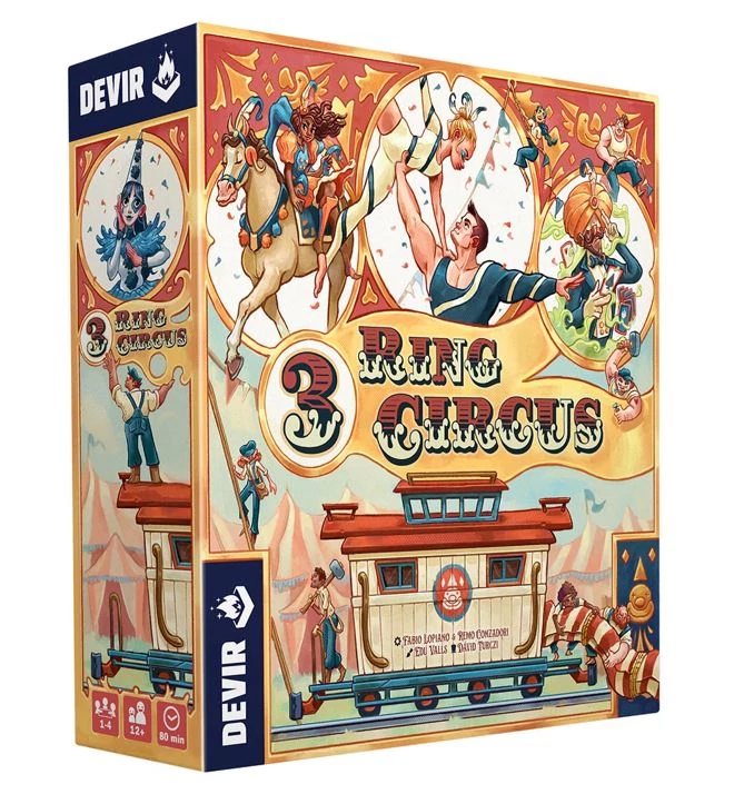 3 Ring Circus társasjáték, angol nyelvű