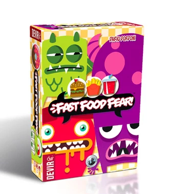 Fast Food Fear társasjáték, angol nyelvű