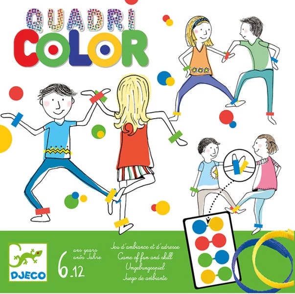 Djeco Quadri color társasjáték