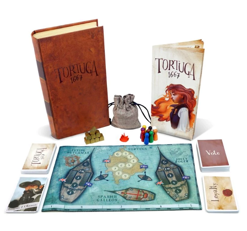 Tortuga 1667 társasjáték, angol nyelvű