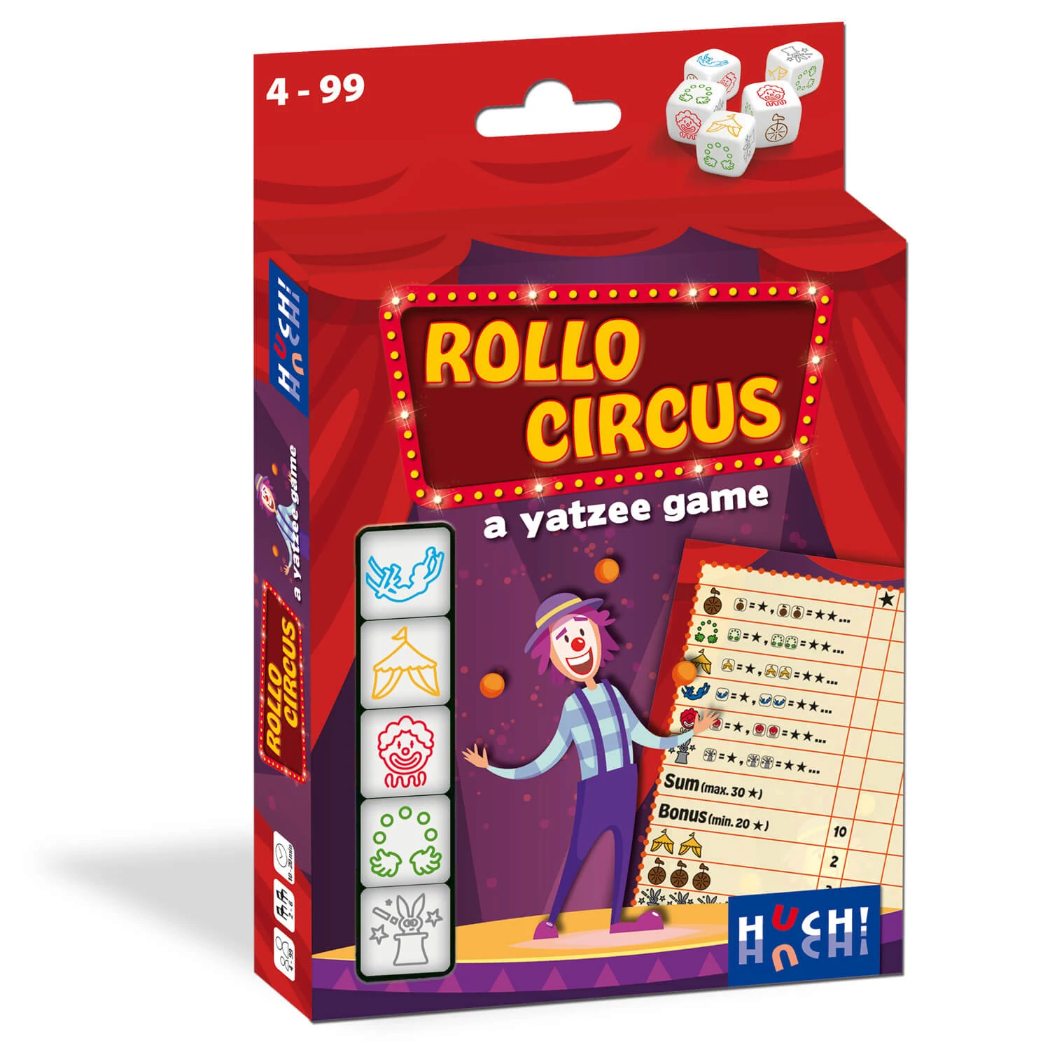 Rollo Circus multinyelvű társasjáték