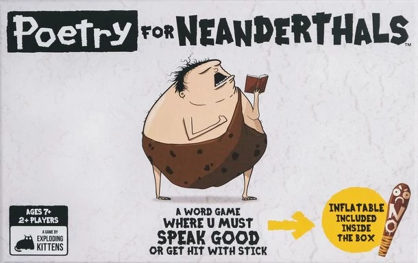 Poetry for Neanderthals társasjáték, angol nyelvű
