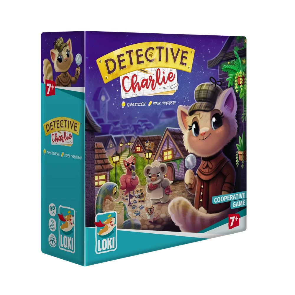 Detective Charlie társasjáték, angol nyelvű
