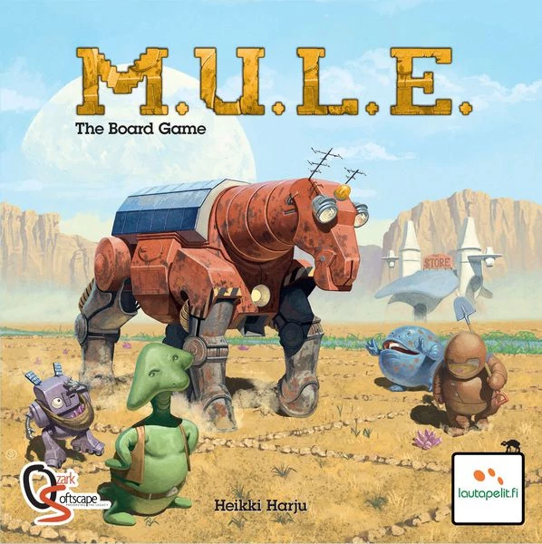 M.U.L.E. The Board Game társasjáték, angol nyelvű