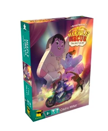 Meeple Circus társasjáték Show Must Go On! kiegészítő, angol nyelvű