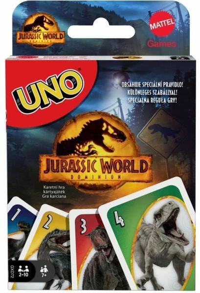 Jurassic World 3 UNO kártya