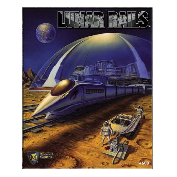 Lunar Rails társasjáték, angol nyelvű