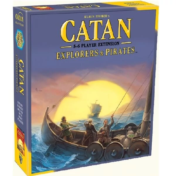 Catan - Explorers and Pirates, 5-6 fős kiegészítő angol nyelvű társasjáték