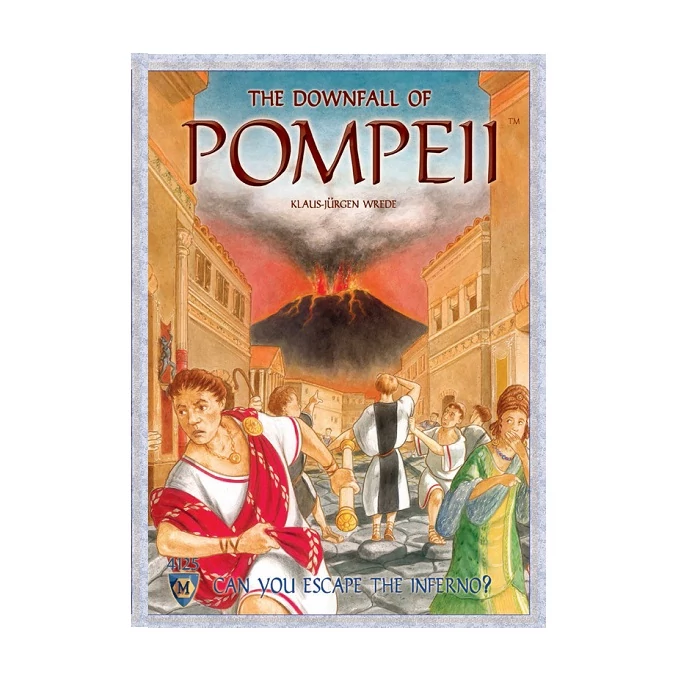 The Downfall of Pompeii társasjáték, angol nyelvű