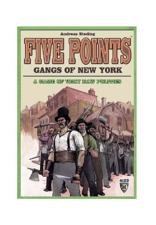Five Points - Gangs of New York társasjáték, angol nyelvű