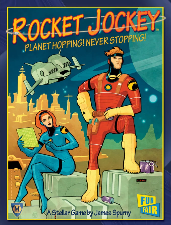Rocket Jockey társasjáték, angol nyelvű