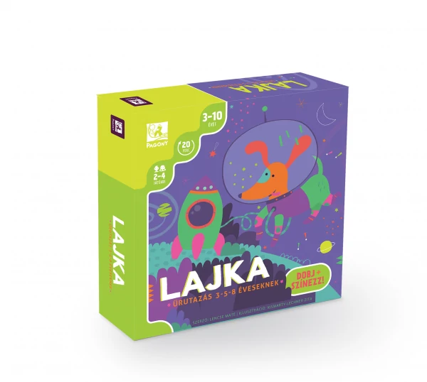 Lajka – Űrutazás 3-5-8 éveseknek társasjáték