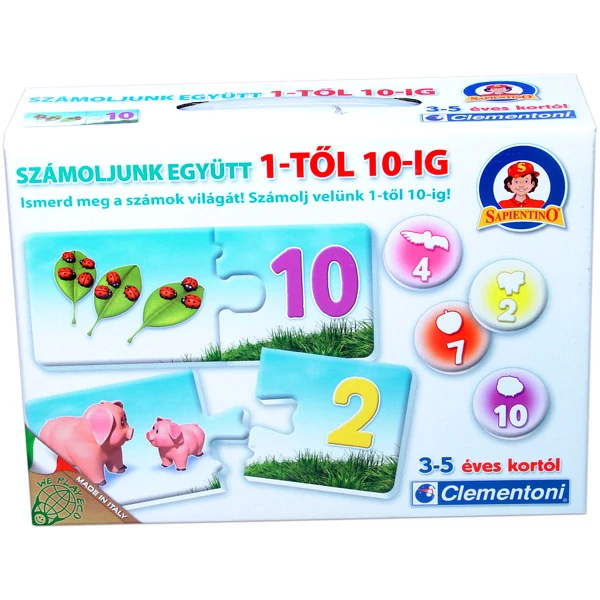 Clementoni Számoljunk együtt 1-10-ig