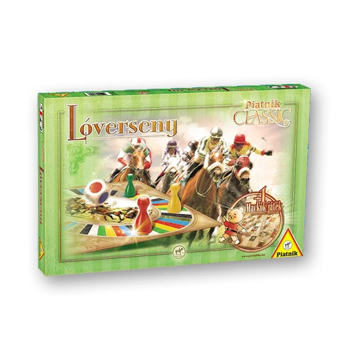 Piatnik Classic Lóverseny és Létrás Macik társasjáték