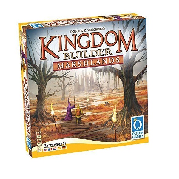 Queen Games Kingdom builder Marshlands 3. angol nyelvű kiegészítő