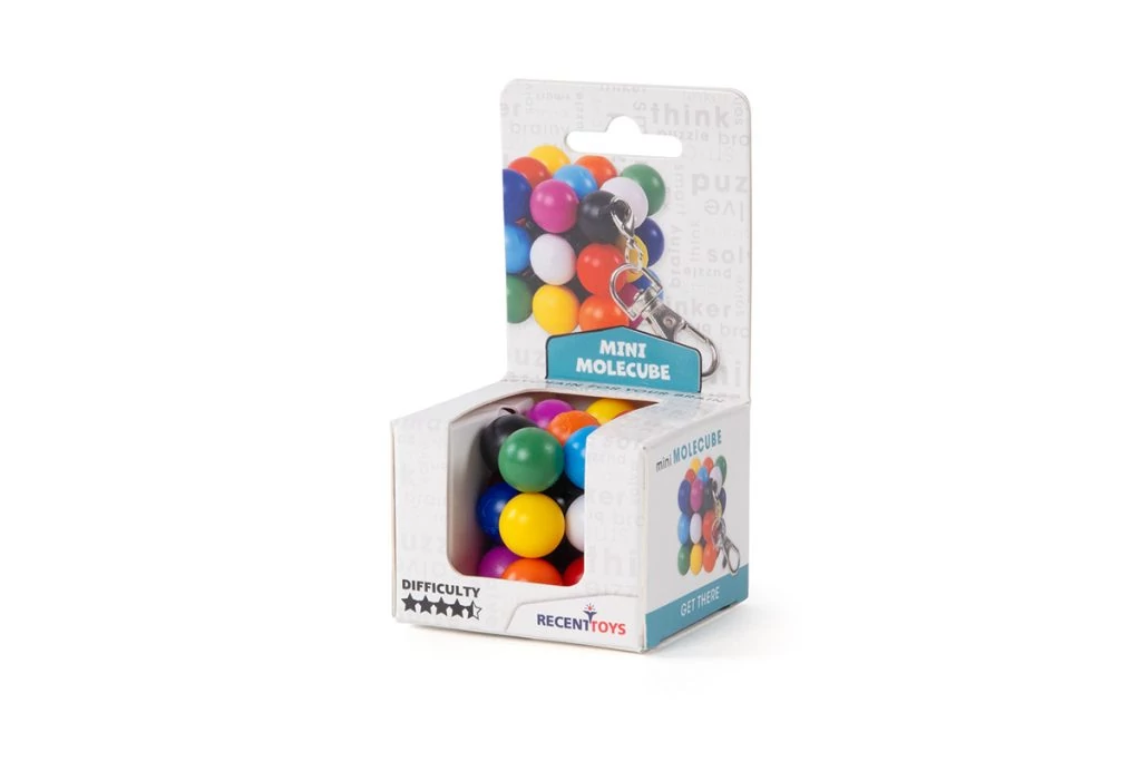 Mini Molecube kulcstartó logikai játék
