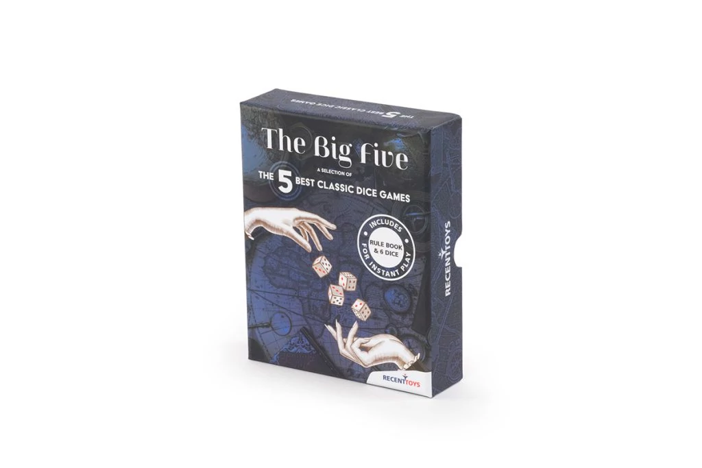 The Big Five Dice: Az 5 legjobb klasszikus kockajáték, angol nyelvű