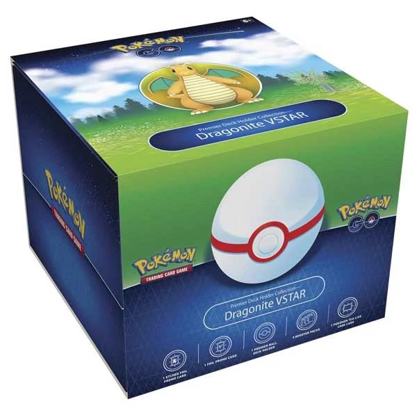 Pokemon: Pokemon GO Premier Deck Holder Collection Dragonite VSTAR gyűjtői kártya