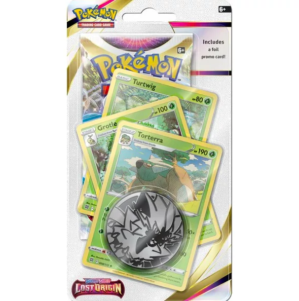 Pokemon: Sword & Shield 11 Lost Origin Premium Checklane Blister (fű) gyűjtői kártya