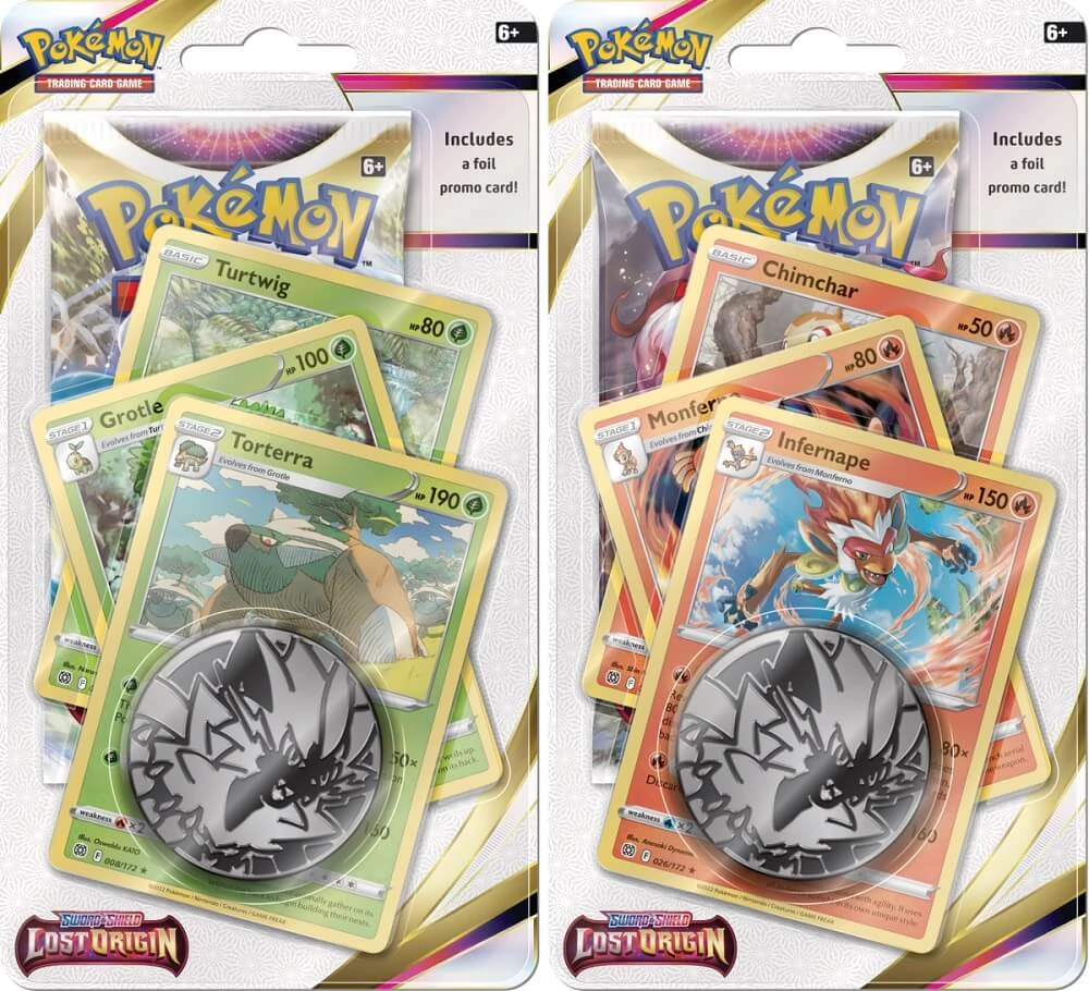 Pokemon Sword & Shield 11 Lost Origin Premium Checklane Blister Display gyűjtői kártya