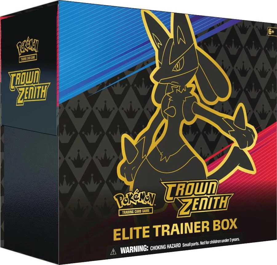 Pokemon Sword & Shield 12.5 Crown Zenith Elite Trainer Box gyűjtői kártya