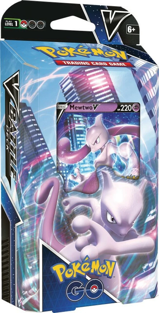 Pokemon TCG: Pokemon GO V Battle Deck MewTwo gyűjtői kártya