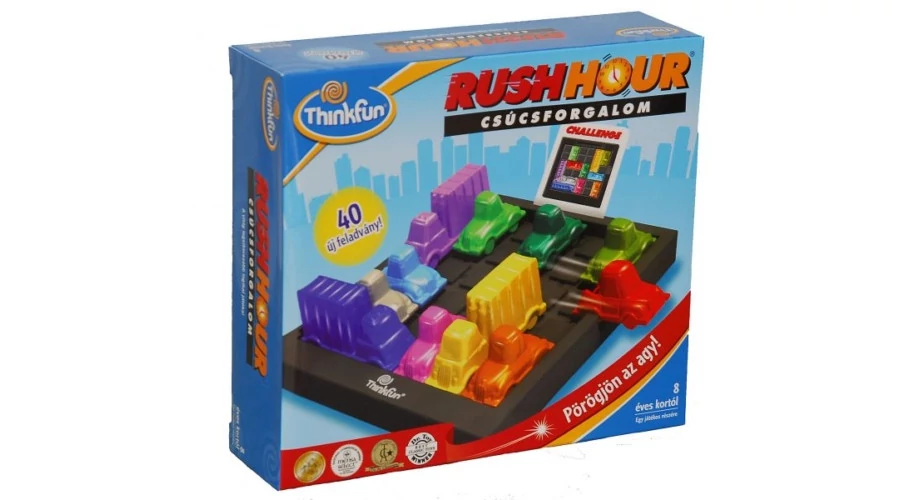 Thinkfun Rush Hour - Csúcsforgalom társasjáték - magyar kiadás