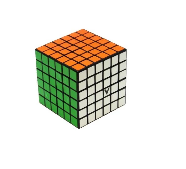 V-CUBE 6x6 versenykocka, fekete, egyenes