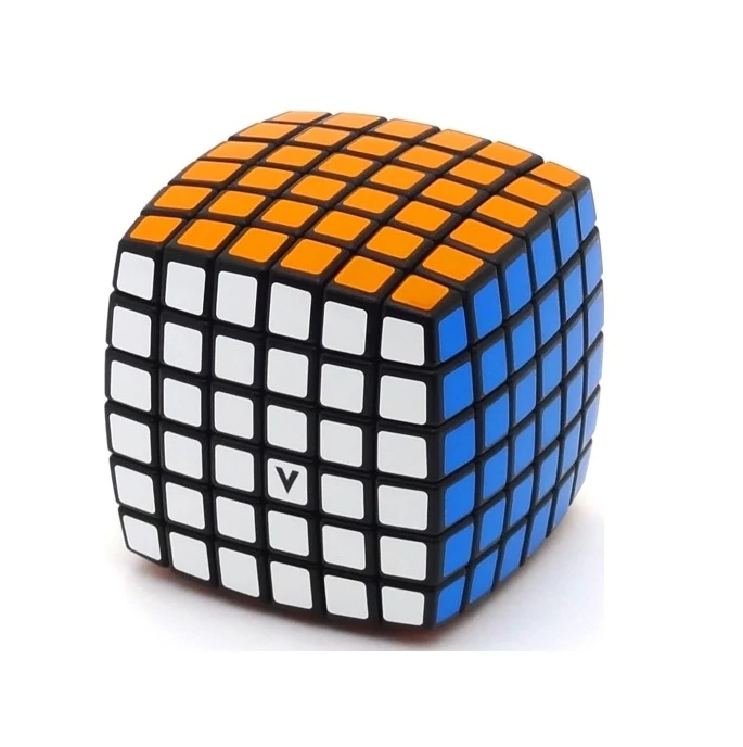 V-CUBE 6x6 versenykocka, fekete, lekerekített