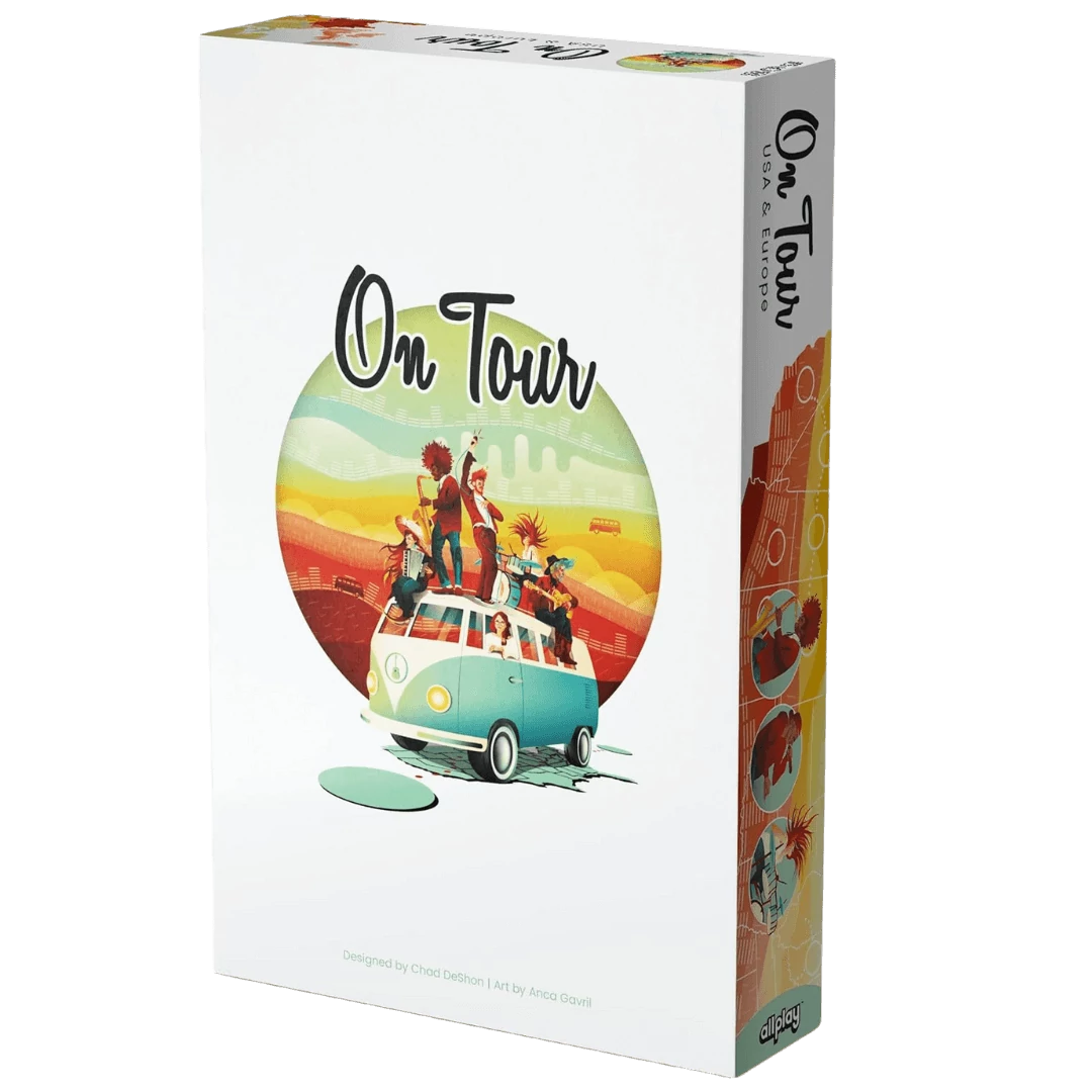 On Tour: USA & Europe társasjáték, angol nyelvű