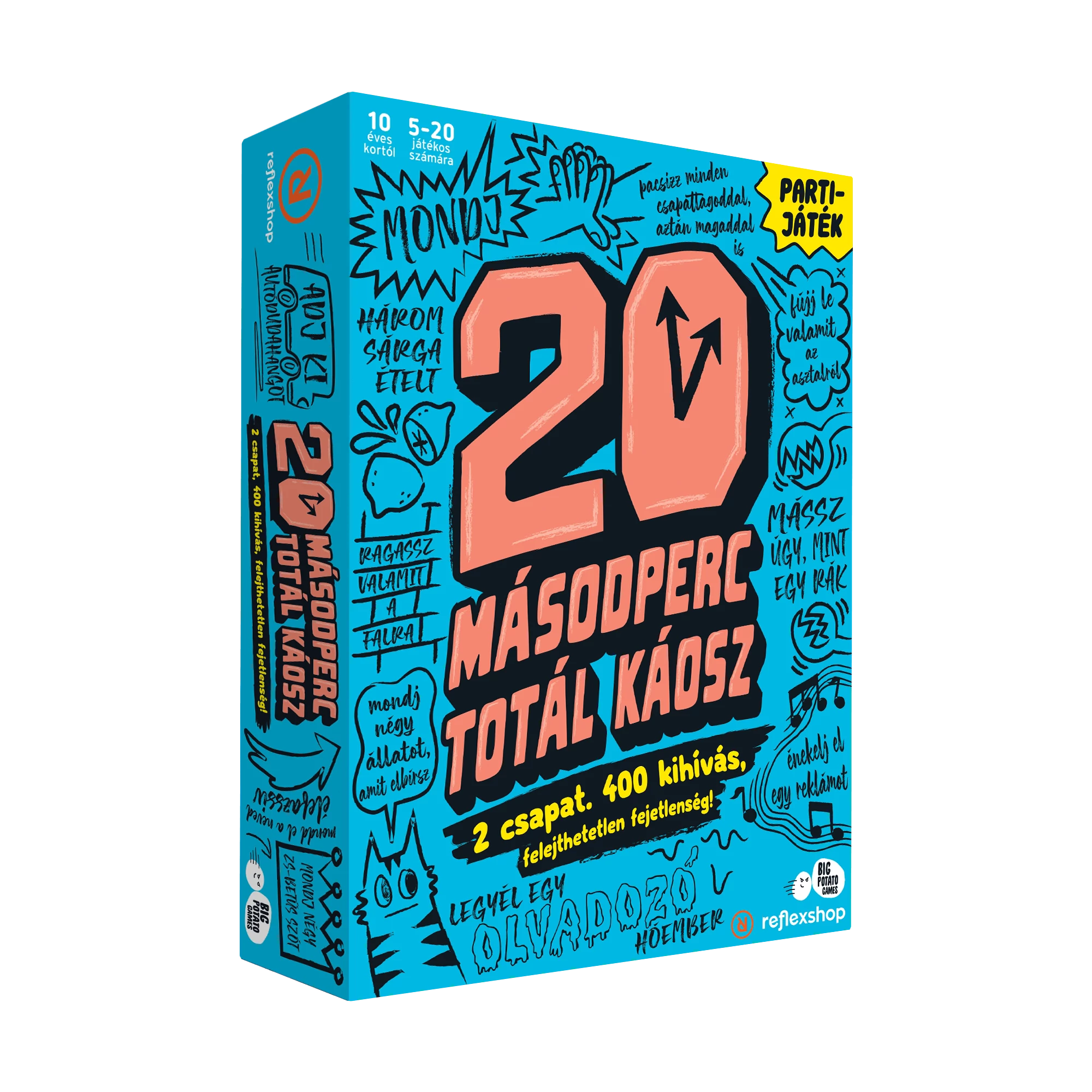 20 másodperc totálkáosz partijáték