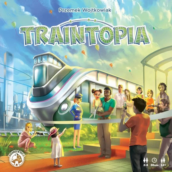 Traintopia, társasjáték, angol nyelvű