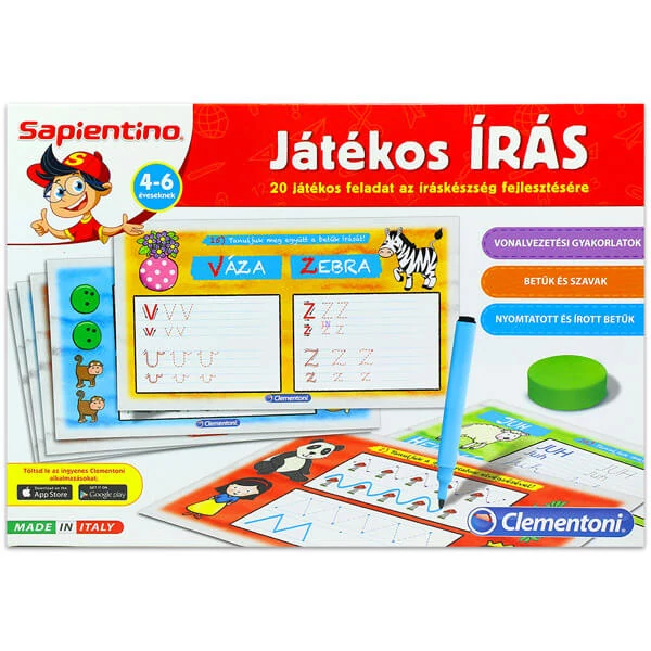 Játékos írás társasjáték