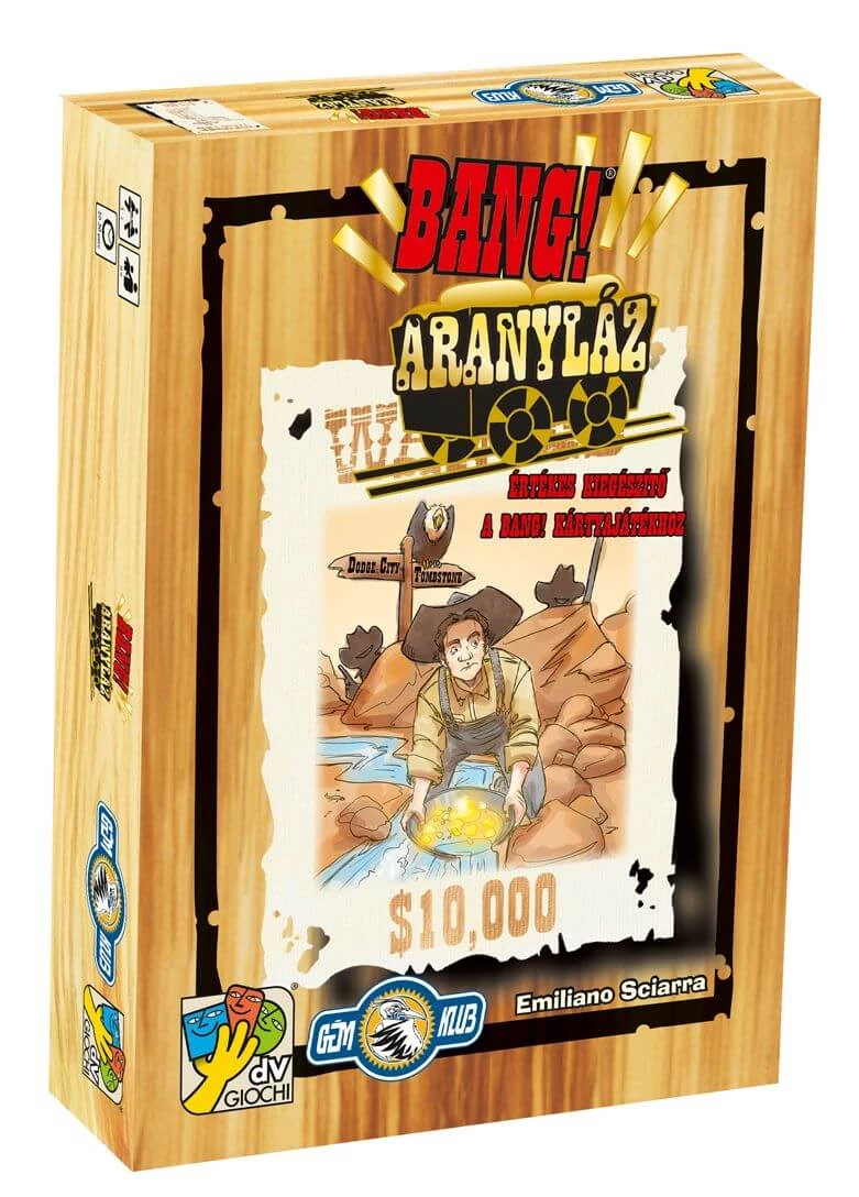 Bang! társasjáték Aranyláz kiegészítő