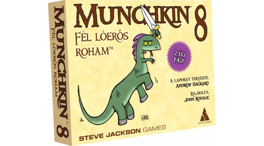 Munchkin 8 - A fél lóerős roham társasjáték kiegészítő