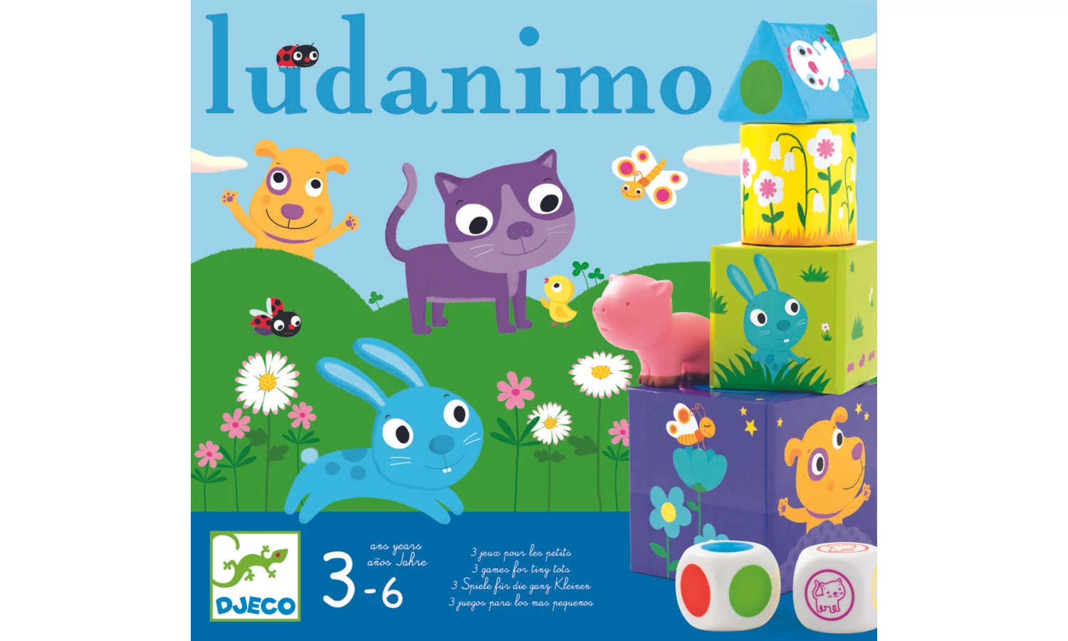 Djeco Ludanimo - 3 társasjáték a kicsiknek