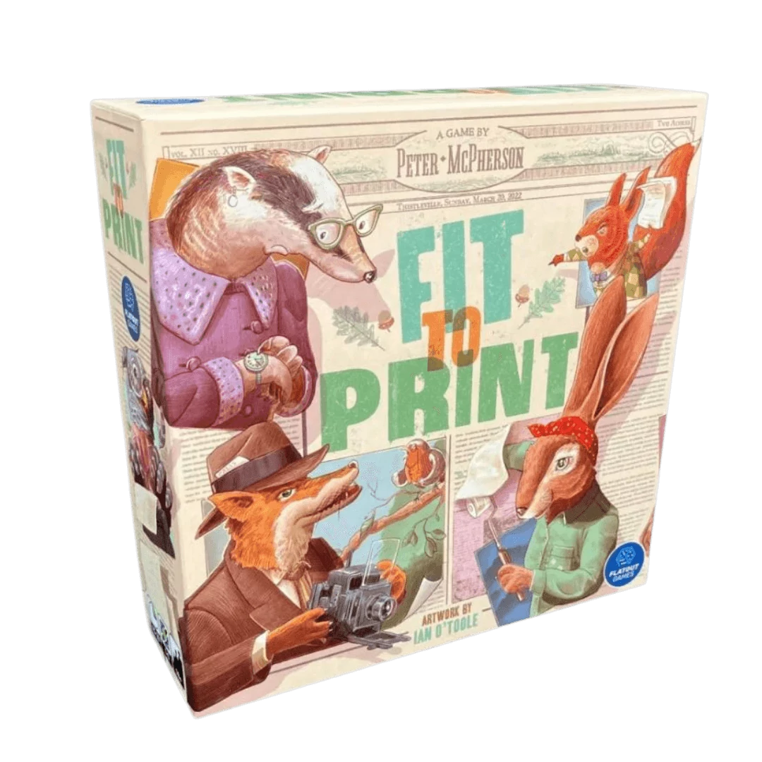 Fit to Print társasjáték, angol nyelvű