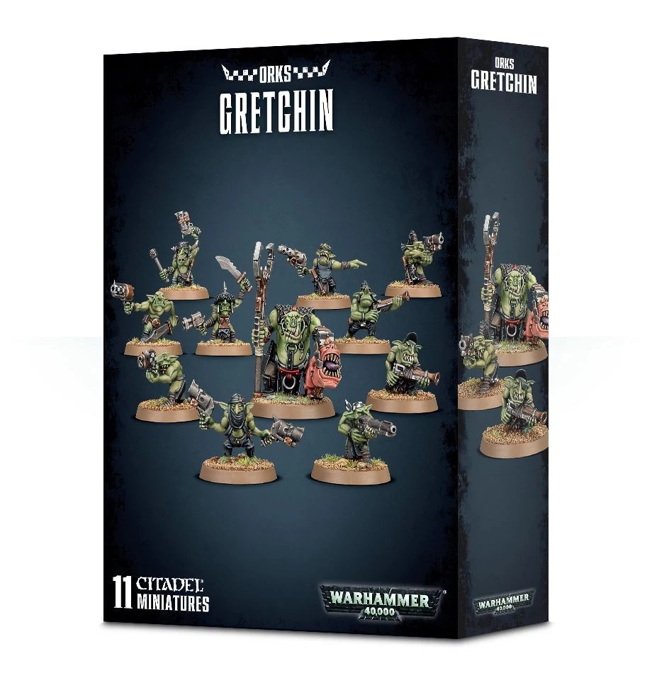 Orks: Runtherd and Gretchin minifigurák